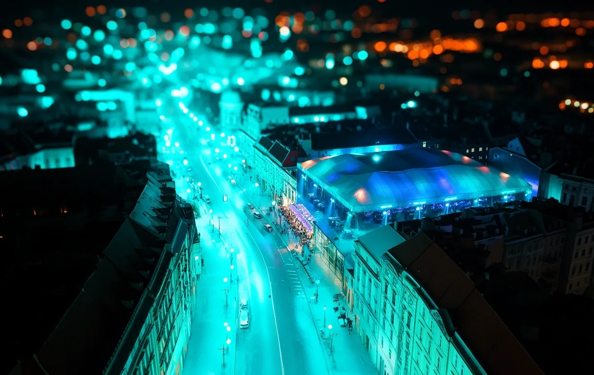 Kraków nocą